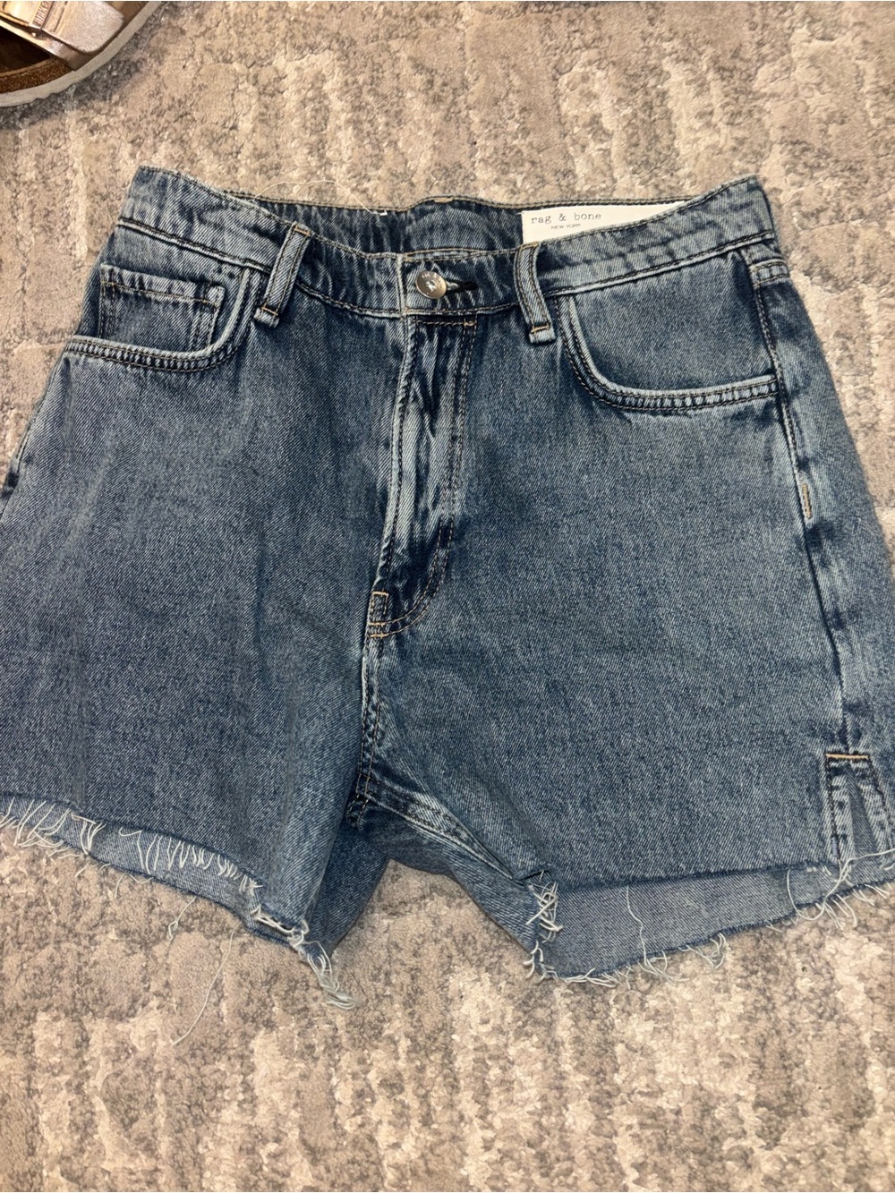 Rag & Bone Denim Shorts in Medium Blue